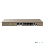 Коммутатор IP-COM F1126P-24-250W PoE неуправляемый 26-Ports 10/100 Mbps Base-TX + 1-Port 1000 Base-X SFP/24-Ports PoE (PoE бюджет 230W), фото3