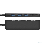 USB-концентратор 4-в-1 ExeGate DUB-2213C/CR (кабель-адаптер USB Type-C --> 2xUSB2.0+ 1xUSB3.0+Card Reader, Plug&Play, черный), фото7