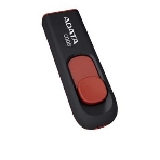 Флешка USB ADATA С008 (AC008-32G-RKD), 32Gb, USB 2.0, R/W 15/5, черный/красный, фото 1