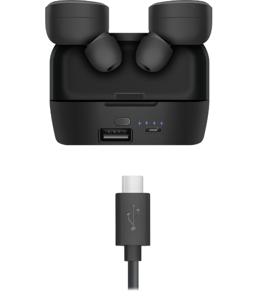 Наушники TWS Defender Twins 639 черный, внутриканальные, Bluetooth, до 4 ч