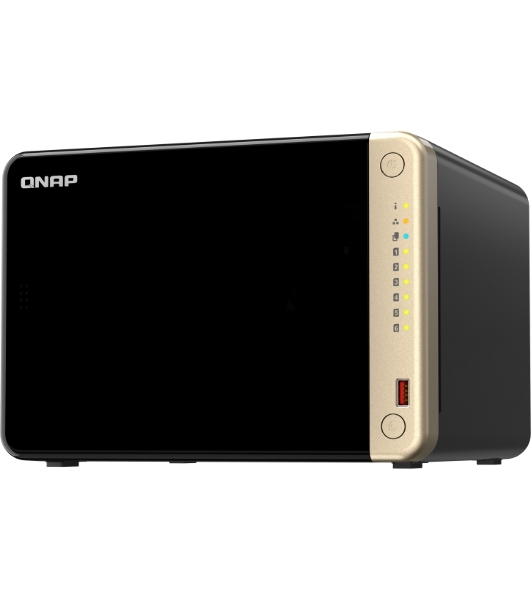 Сетевое хранилище NAS Qnap Original TS-664-8G 6-bay настольный Celeron N5095