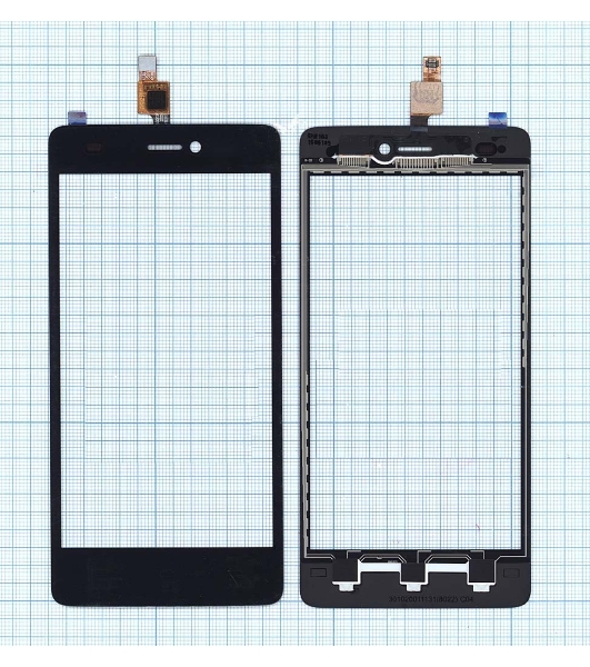 Сенсорное стекло (тачскрин) для Micromax A290, черное