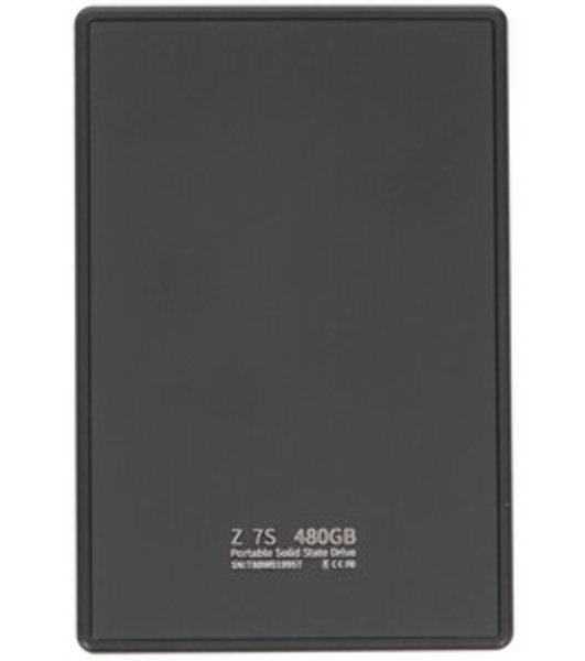 Внешний SSD Netac Z7S, 480 Gb, USB 3.2 Gen 2 Type-C, R/W 550/480, черный
