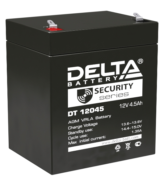 Батарея для ИБП Delta DT 12045 (12V, 4.5Ah)