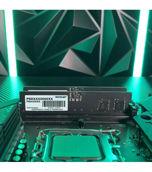 Оперативная память Patriot Signature, DDR5, 32GB (1x32 GB), 5600 MHz, CL46, DIMM