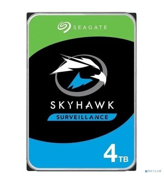 Жесткий диск Seagate 4Tb Skyhawk (ST4000VX016) OEM Serial ATA III, 5400 rpm, 256mb, для видеонаблюдения