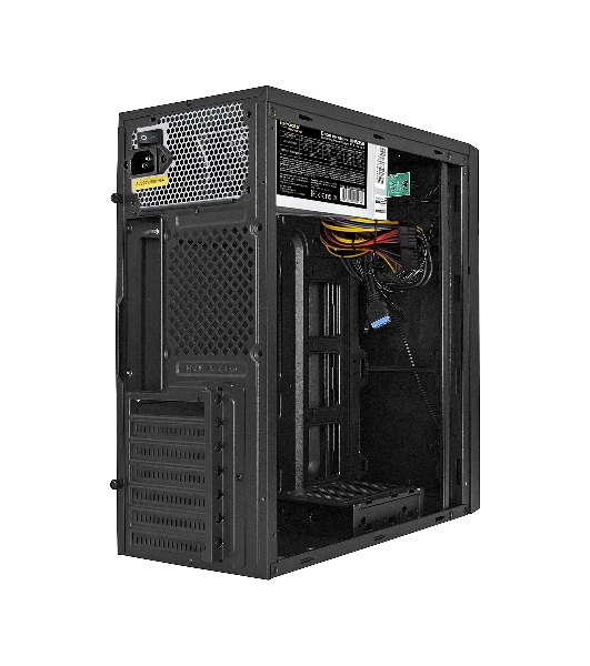 Компьютерный корпус Miditower ExeGate XP-333U-UNS350 (ATX, БП UNS350 с вент. 12см, 1хUSB/2хUSB 3.0, аудио, черный)