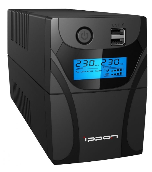 Источник бесперебойного питания Ippon Back Power Pro II Euro 850 480Вт 850ВА черный