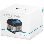 Кулер для процессора DEEPCOOL THETA 31 PWM 1700 черный/синий, 92 мм, алюминий/медь, 2400 об/мин, 30.3 дБ, 4 pin, 95 Вт, 66 мм, фото2