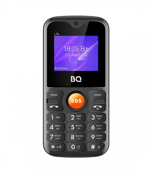 Мобильный телефон BQ 1853 Life черный/красный
