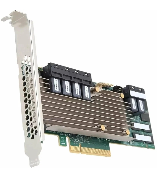 Контроллер Broadcom MegaRAID SAS 9361-24i SGL (05-50022-00), PCIe 3.0 x8 LP, SAS/SATA 12G, RAID 0,1,5,6,10,50,60, 24port(6*int SFF8643), Cache 4Gb, 3324ROC