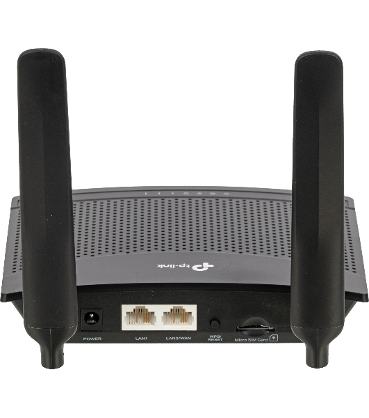 Роутер беспроводной TP-Link TL-MR100 N300 10/100BASE-TX/4G(3G) cat.4 черный