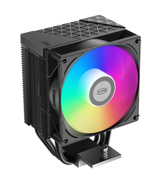Кулер для процессора PCCooler R300 ARGB BK черный 92мм алюминий+медь 2200rpm 30db 4-pin 150W 133мм