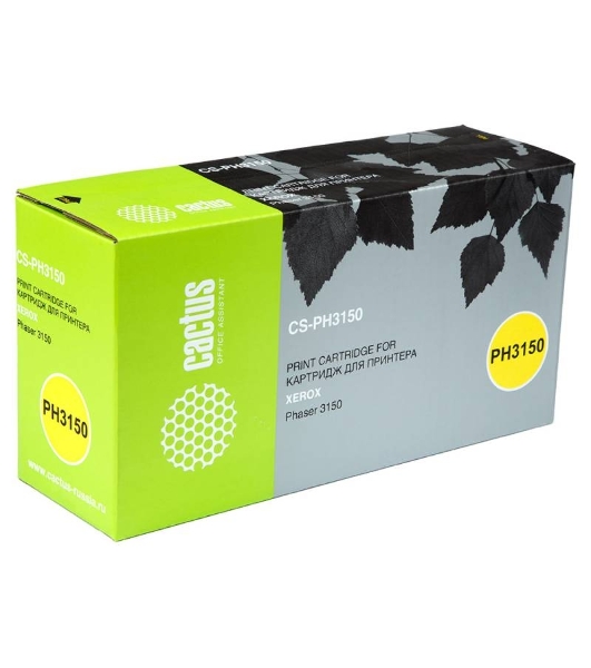 Картридж лазерный Cactus CS-PH3150 (109R00747) черный (5000 стр.) для Xerox Phaser 3150, 3150b, 3150n, 3151