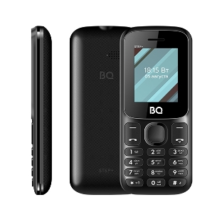 Мобильный телефон BQ 1848 Step+ черный (без СЗУ в комплекте)
