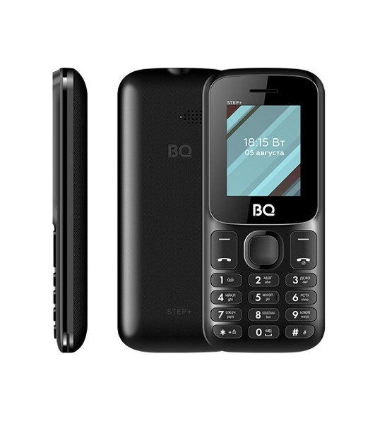 Мобильный телефон BQ 1848 Step+ черный (без СЗУ в комплекте)