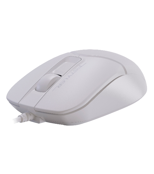 Мышь проводная A4Tech Fstyler FM12 белый, 1200 dpi, USB, кнопки - 3