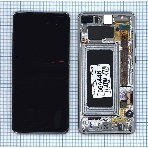 Дисплей для Samsung Galaxy S10+ SM-G975F/DS белый, фото 1