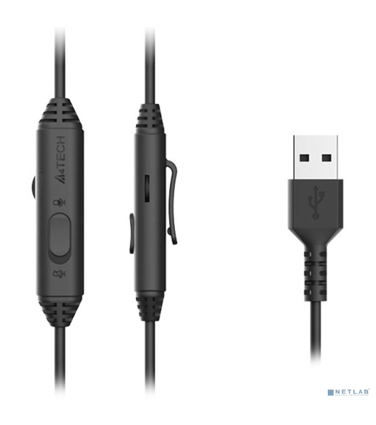 Гарнитура A4Tech Fstyler FH100U белый/черный, проводная
