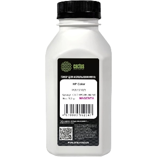 Тонер Cactus CS-THPCWHUM-100 пурпурный флакон 100гр. для принтера HP Color W2070/1/2/3