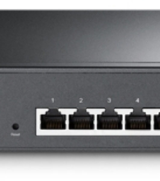 Коммутатор TP-Link JetStream 10-Port Gigabit Smart Switch with 8-Port PoE+, 8× Gigabit PoE+ Ports, 2× Gigabit SFP Slots, 802.3at/af, 150 W PoE Power, 1U 13-inch Rack-mountable Steel CaseIntegration with Omada SDN Controller, 802.1Q VLAN, STP/RSTP/MSTP, IGMP Snoopi