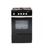 Плита электрическая De Luxe 5004.12э черный, конфорок 4 шт, духовка 46 л, 50 см x 85 см x 50 см, фото 1