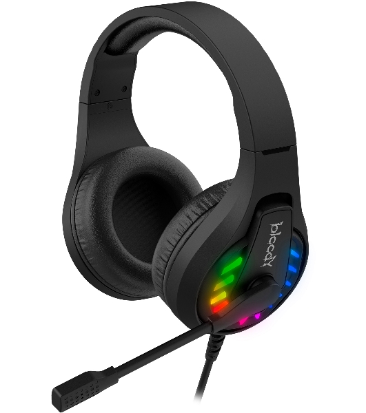 Гарнитура Bloody G230 чёрный, проводная, подсветка
