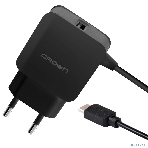 Сетевое зарядное устройство универсальное Crown CMWC-3001 черный, фото4