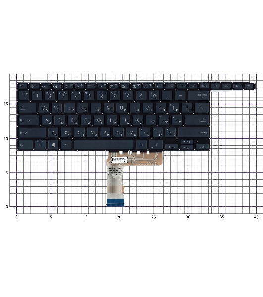 Клавиатура для ноутбука Asus Zenbook Pro Duo UX581G UX581GV черная