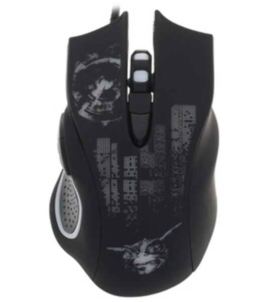 Мышь проводная Qumo Gremlin M37 черный, 3200 dpi, USB, кнопки - 6