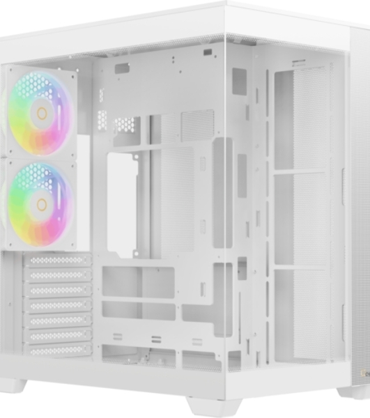 Корпус Ocypus Delta C74 ARGB White, Midi-Tower, белый, 2 x 120 мм