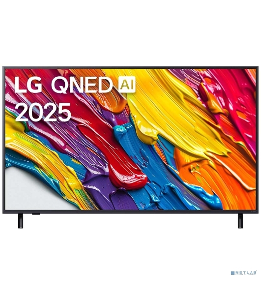 Телевизор LG 55' 55QNED82A6B черный титан Edge LED QNED 4K UHD 120Hz Smart TV WebOS 2GB/8GB