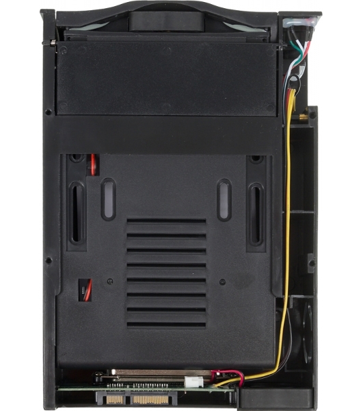 Сменный бокс для HDD AgeStar SR3P-SW-2F SATA пластик черный 3.5'
