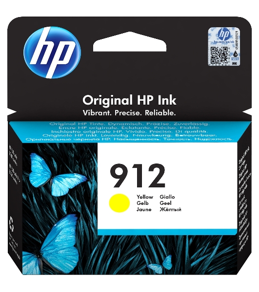 Картридж струйный HP 912 3YL79AE желтый (315стр.) для HP DJ IA OfficeJet 801x/802x