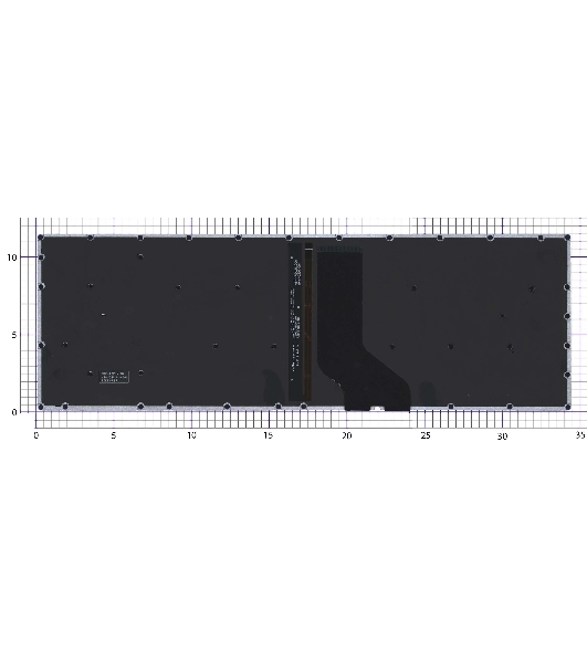 Клавиатура для ноутбука Acer Aspire 7 A717-72 черная с подсветкой
