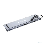 USB-концентратор Gembird UHB-D6, USB Type-C, USB 2.0/RJ45/USB Type-C PD87W/Jack 3.5 / SD/TF/2xHDMI/VGA, USB Type-C, фото15
