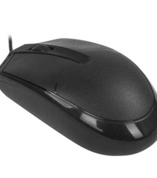 Мышь проводная Perfeo PROFIL черный, 1600 dpi, USB, кнопки - 4
