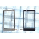 Сенсорное стекло (тачскрин) для Philips Xenium X809, черное, фото4
