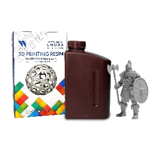 Фотополимерная смола NVPrint Plant-Based Resin Grey для 3D печати 1 кг (бут)