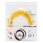 Патч-корд UTP Cablexpert cat.5e, 2м, литой, многожильный, желтый, фото3