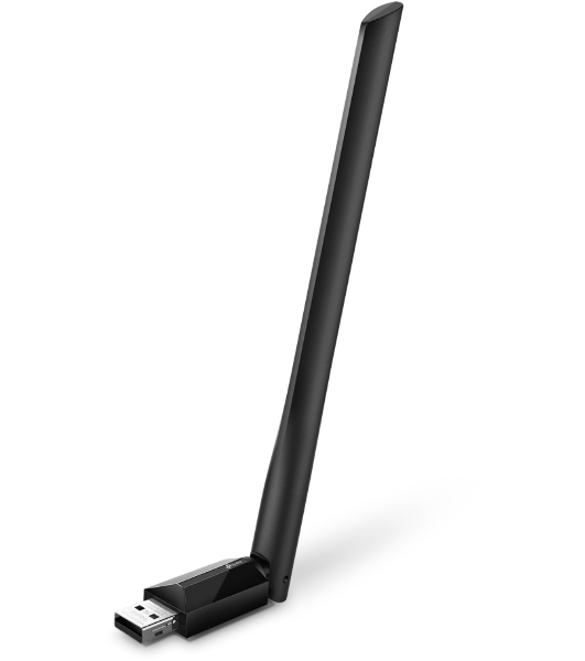 Беспроводный двухдиапазонный USB2.0 адаптер TP-Link Archer T2U Plus, 433 Мбит/с + 200 Мбит/с