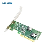 Адаптер для SSD PCIe x8 to Two SlimSAS SFF-8654 4i Adapter, фото4