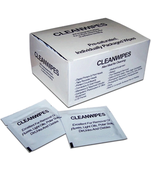 Салфетки LANMASTER безворсовые, спиртовые, 50 шт. (LAN-FT-CL/WPH)
