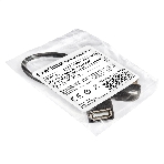 Удлинитель USB 2.0 ExeGate EX-CC-USB2-AMAF-0.15L (Am/Af, угловой 90-градусный коннектор (горизонтальный левый), 0,15м), фото 1