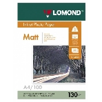 Фотобумага Lomond 0102004 A4/130г/м2/100л./белый матовое/матовое для струйной печати, фото 1
