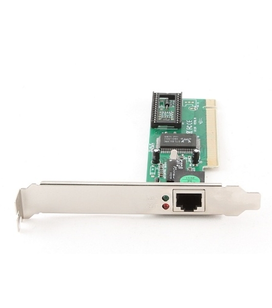 Сетевой адаптер Ethernet Gembird NIC-R1 100/10, PCI, чипсет RTL8139C