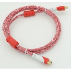 Кабель HDMI Ver.1.4 Red jack HDMI19 (m)/HDMI19 (m) 1.8м феррит.кольца позолоченные контакты, фото2