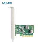 Адаптер для SSD PCIe x8 to Two SlimSAS SFF-8654 4i Adapter, фото3