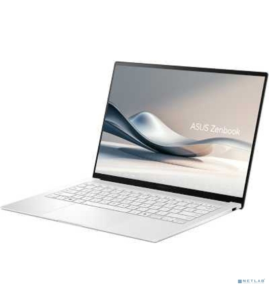Ноутбук ASUS UX5406SA-PV058W 14'(2880x1800 OLED 16:10)/Intel Core Ultra 7 258V(3.7Ghz)/32768Mb/1024SSDGb/noDVD/Int:Intel Arc graphics/Cam/BT/WiFi/72WHr/war 1y/1.2kg/Scandinavian White/Win 11Home + алюм корп; +чехол