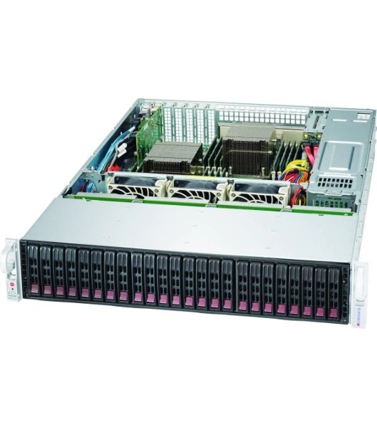 Корпус Supermicro CSE-216BE1C4-R1K23LPB 2U/24x2.5' hot-swap SAS/SATA/1200W